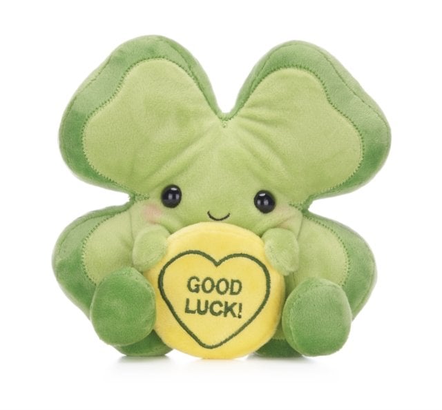 Love Hearts 7‚Äù Good Luck Clover Plush Gift
