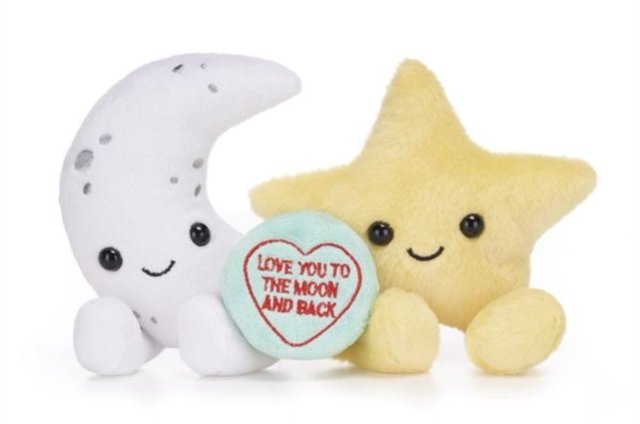 Love Hearts 5.5"/13Cm Moon And Star