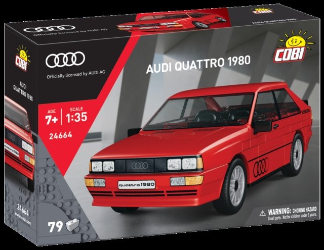88 Pcs Audi /24664/ Quattro Red