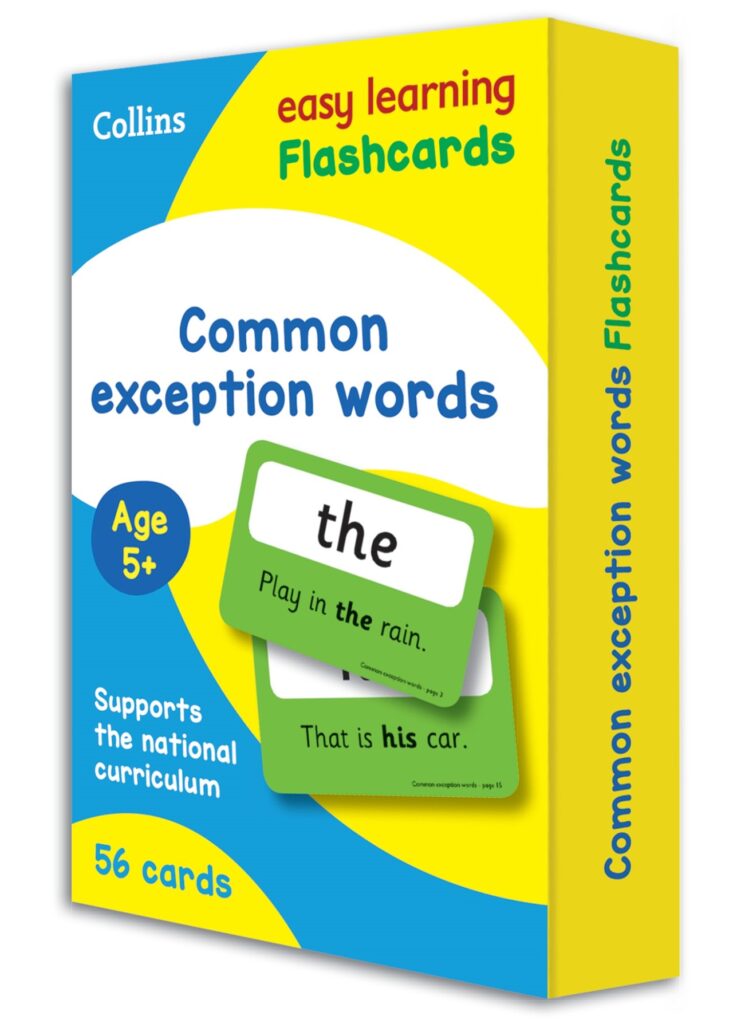 Common Exception Words Flashcards: Ideal for Home Learning