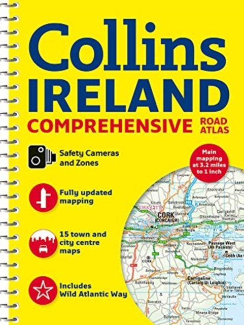 Comprehensive Road Atlas Ireland: Easy to Read