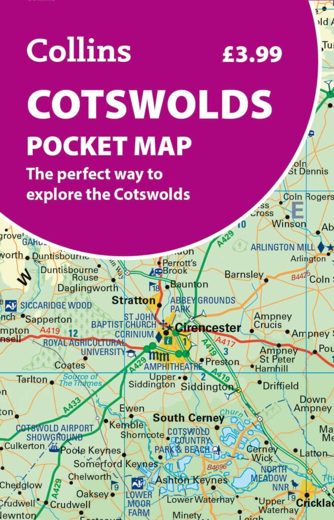 Cotswolds Pocket Map: The Perfect Way to Explore the Cotswolds