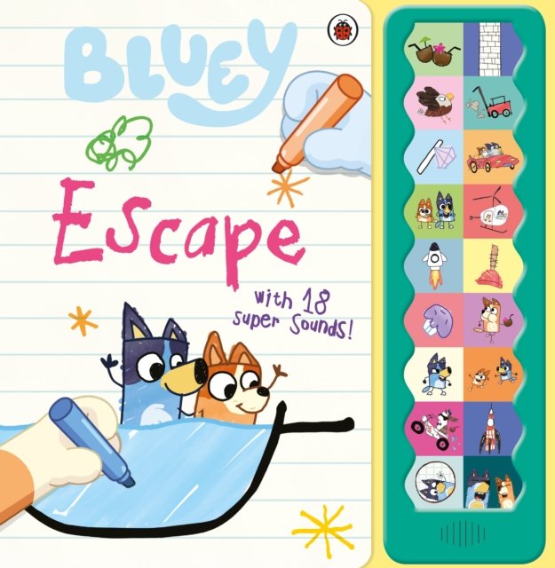 Bluey: Escape: 18-button Sound Book