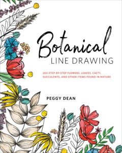 Botanical Line Drawing: 200 Step-by-Step Flowers
