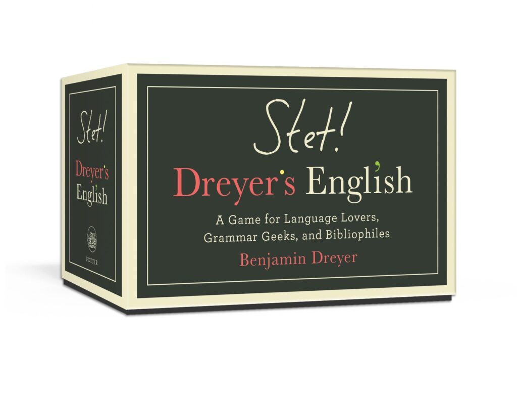 STET! Dreyer's Game of English: A Game for Language Lovers