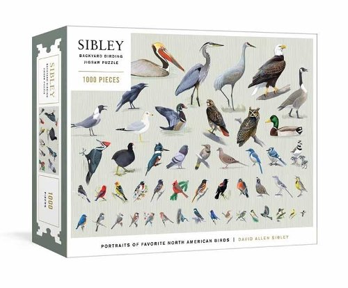 Sibley Backyard Birding Puzzle: 1000-Piece Jigsaw Puzzle with Portraits of Favorite North American Birds