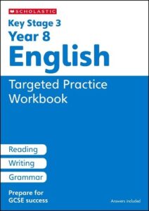 KS3 Year 8 English Targeted Practice Workbook with answers.