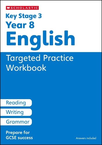 KS3 Year 8 English Targeted Practice Workbook with answers.