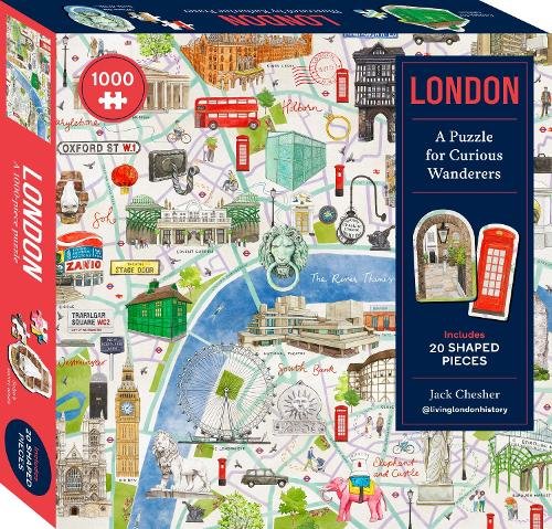 London: A Puzzle for Curious Wanderers: 1000-piece puzzle with 20 shaped pieces