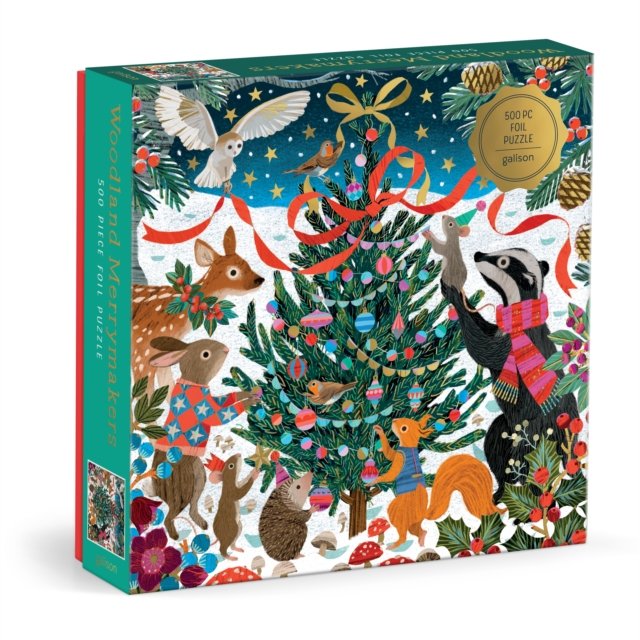 Victoria Ball Woodland Merrymakers 500 Piece Foil Puzzle