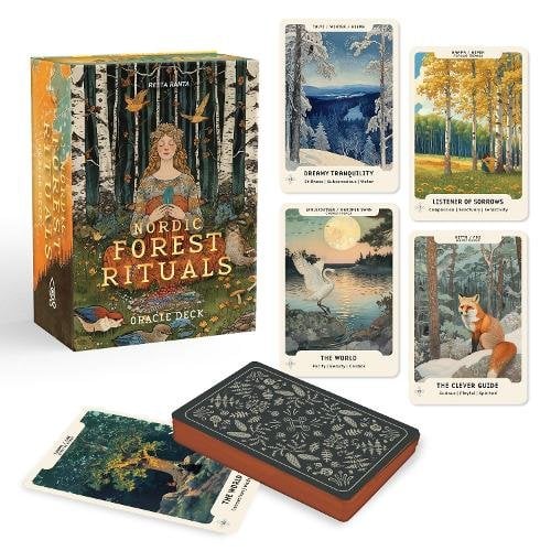 Nordic Forest Rituals Oracle Cards: Bringing Ancient Wisdom into Modern Life (Oracle Kit Box Set with 49 Cards and Guide Book)