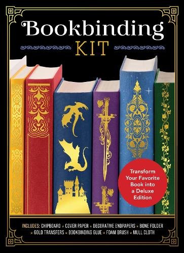 Bookbinding Kit: Transform Your Favorite Book into a Deluxe Edition - Includes: Chipboard