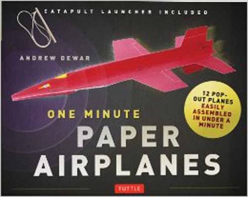 One Minute Paper Airplanes Kit: 12 Pop-Out Planes