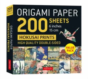 Origami Paper 200 sheets Hokusai Prints 6" (15 cm): Tuttle Origami Paper: Double-Sided Origami Sheets Printed with 12 Different Designs (Instructions