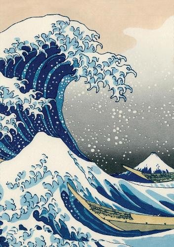 Journal Under the Wave Off Kanagawa: Blank Lined 144 Page A5 Notebook