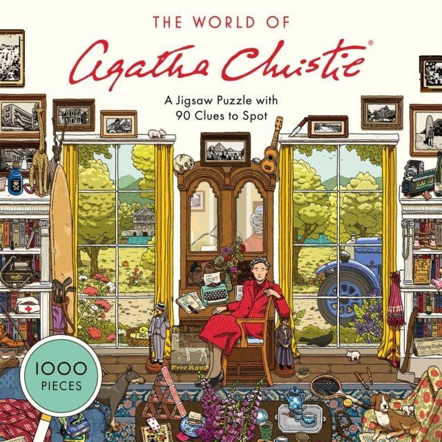 The World of Agatha Christie 1000 Piece Puzzle: 1000-piece jigsaw with 90 clues to spot: The perfect family gift for fans of Agatha Christie