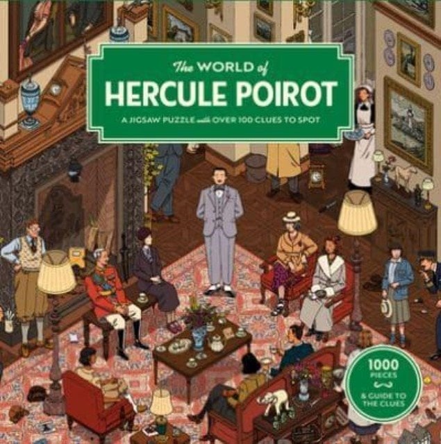 The World of Hercule Poirot: A 1000-piece jigsaw puzzle with over 100 clues to spot: The perfect family gift for fans of Agatha Christie