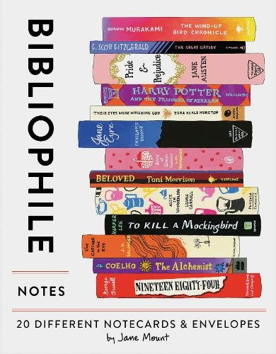 Bibliophile Notes: 20 Different Notecards & Envelopes