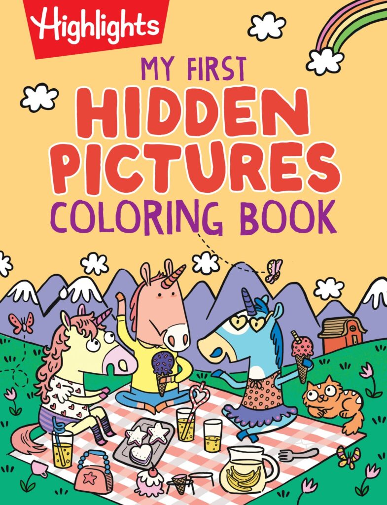 My First Hidden Pictures Coloring Book: Preschool Coloring Book with Highlights Hidden Pictures Puzzles