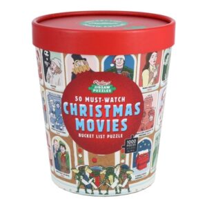 50 Must-Watch Christmas Movies Bucket List 1000-piece Jigsaw Puzzle