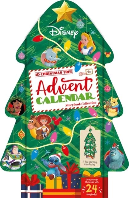 Disney: 3D Christmas Tree Advent Calendar Storybook Collection: Countdown to Christmas with classic Disney tales