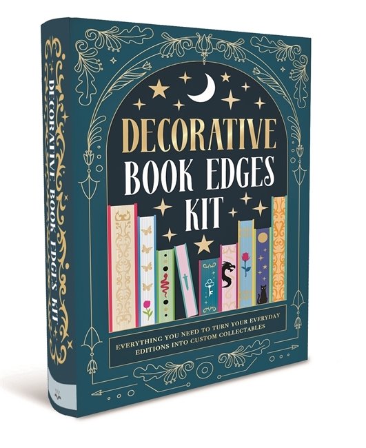 Decorative Book Edges Kit: A High-Value DIY Stencilled Book Edge Kit for Creative Book Lovers