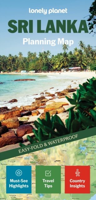 Lonely Planet Sri Lanka Planning Map: Durable
