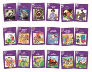 Core Purple Readers Complete Set (18 Books): in Precursive Letters (British English Edition)