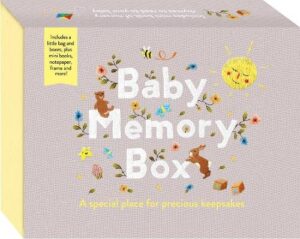 Baby Memory Box: A special place for precious keepsakes. Includes a little bag and boxes