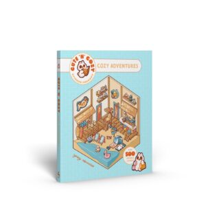 Cute 'n' Cozy Sticker Therapy: Cozy Adventures: Make Your Own Adorable 3D Scenes with Over 500 Stickers!