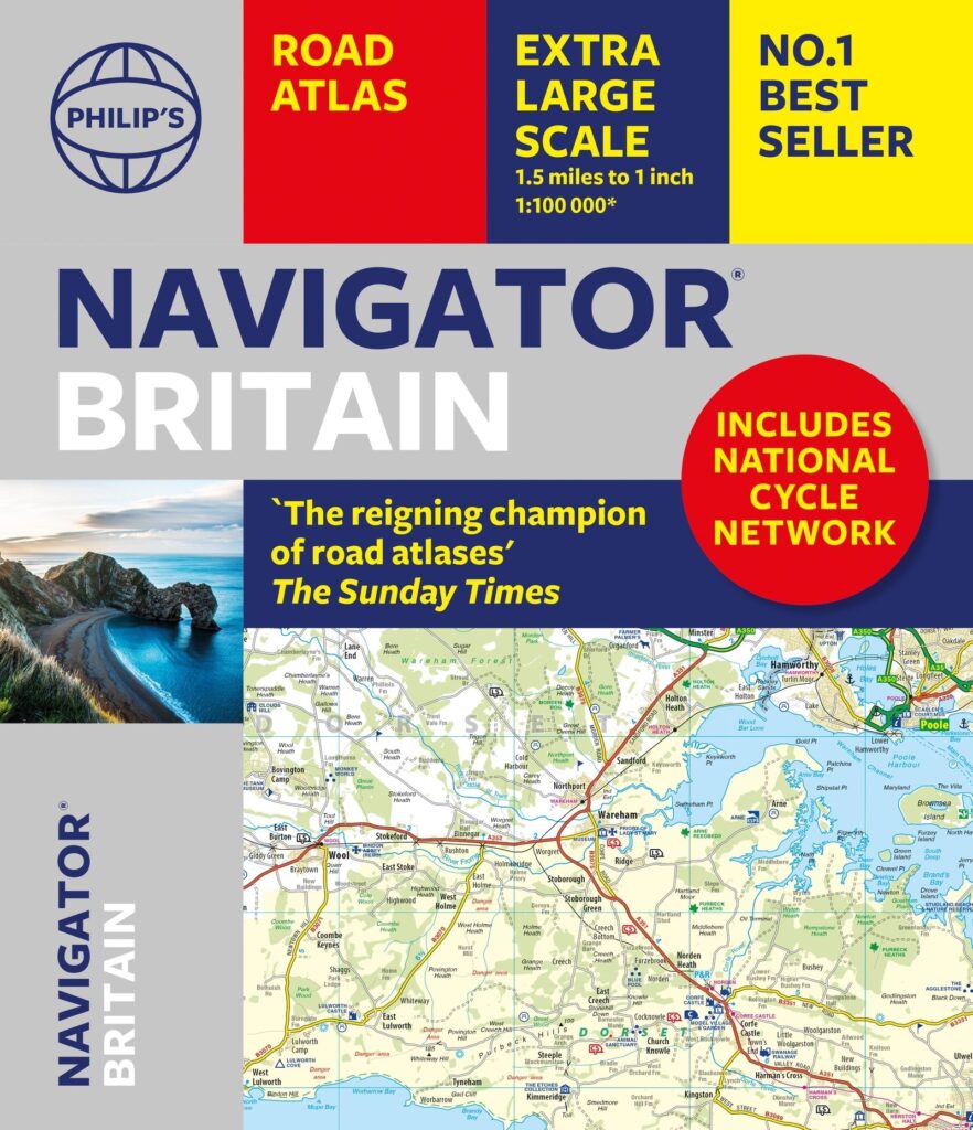 Philip''s Navigator Britain: the Champion of Road Atlases: Special Lie-flat Edition