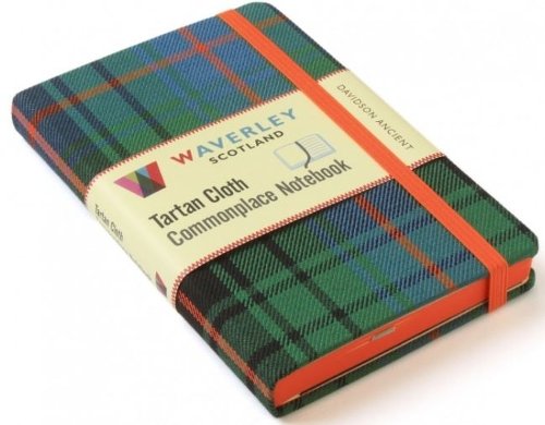 Waverley (M): Davidson Ancient Tartan Cloth Commonplace Notebook