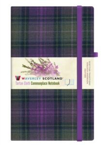 Waverley Heather Large Tartan Notebook (plain/lined alternately.hardback