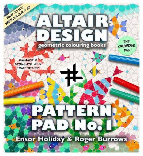 Altair Design Pattern Pad: Geometrical Colouring Book