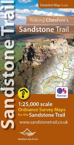 Walking Cheshire's Sandstone Trail:: Large Scale Enhanced OS Maps