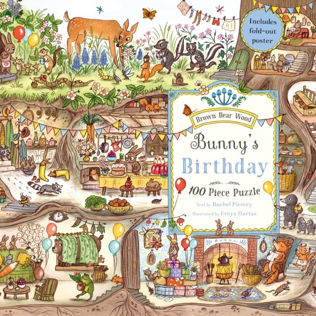 Bunny's Birthday Puzzle: A Magical Woodland (100-piece Puzzle)