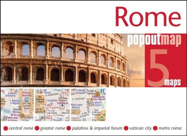 Rome PopOut Map: Pocket size
