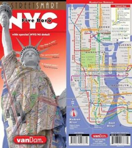 Streetsmart NYC Five Boro Map by Vandam: Five Boro Edition
