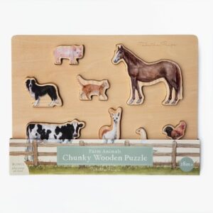 Farm Animals Wooden Puzzle: A Tabitha Paige Wooden Puzzle