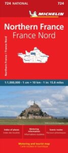 Northern France - Michelin National Map 724