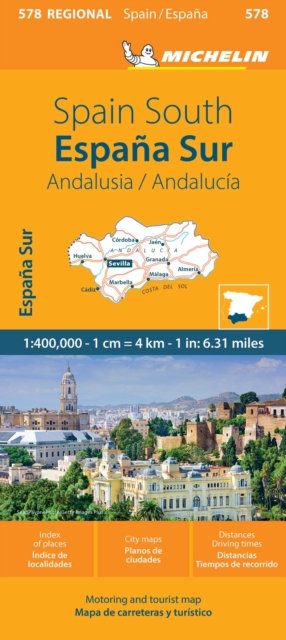 Andalucia - Michelin Regional Map 578