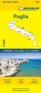 Puglia - Michelin Local Map 363: Map