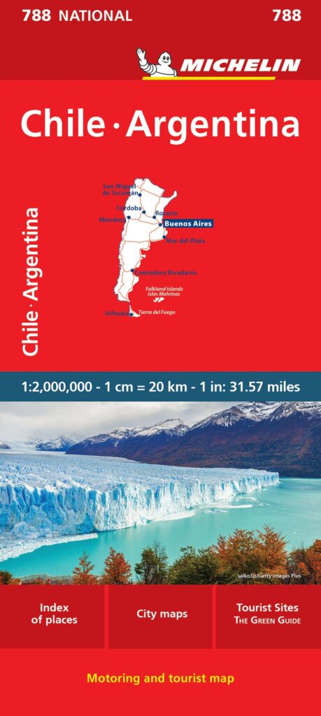Chile Argentina - Michelin National Map 788: Map