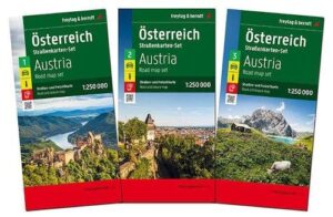 Austria Road Map Pack - 3 Map set: 1:250