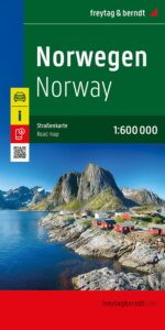 Norway Road Map: 1:600