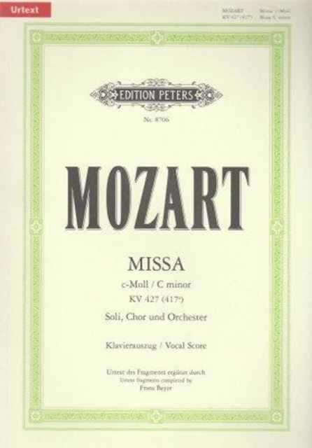Mass in C minor K427 (Vocal Score)