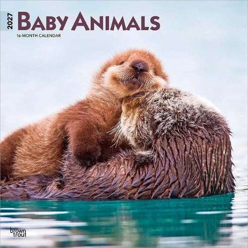 Baby Animals 2027 Square Flap